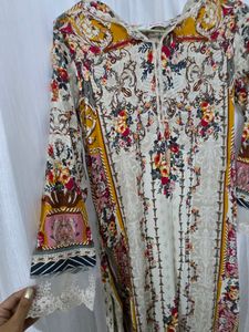 Multi Coloured Straight Kurti