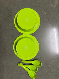 Serving Bowls Set of 2 with spoons