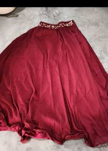 Maroon Embroidered Lehenga Choli