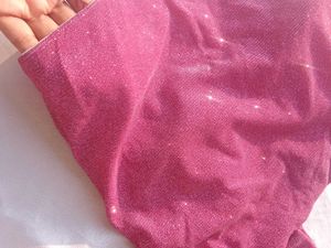 Pink Glittry Crop Top