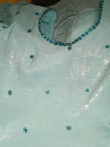 Light Blue Hand Work Top