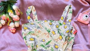 Cute Floral Playsuit