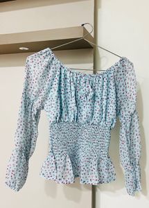 Floral Smocked top