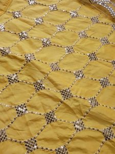 Yellow Sequin Lehenga Choli