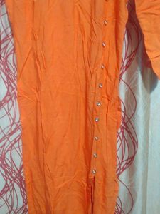 beautiful orange kurta