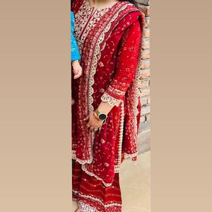 Elegant Maroon Kurta Sharara Set