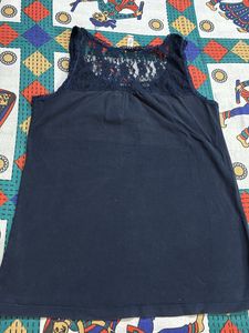 Cotton Camisole With Lace