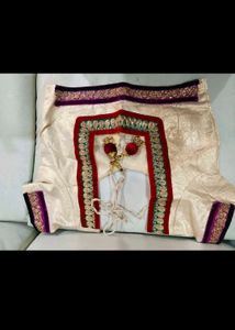 Elegant Maroon Velvet Saree