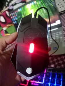 Panda Pad &amp; Gaming Led Backlghit Mouse USB Wire
