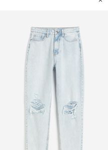 H&amp;M Distressed Mom Jeans