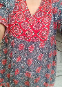 Patterned Tunic Top