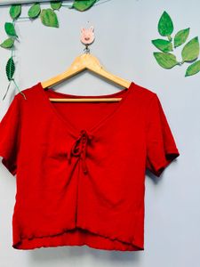 Red Crop Top 🍒
