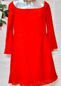 SizeM/L 🎁Buy 2 Get 1 Free 🎁Red Lace Mini Dress