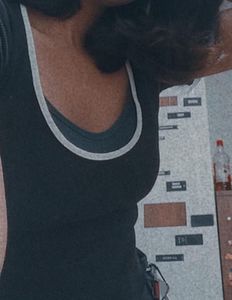 Stylish Deep U-Neck Top