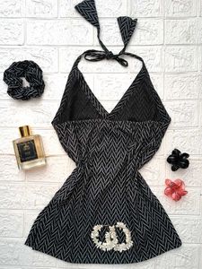 Halter Neck Short Kurti 🖤
