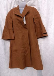 Stylish Wool Blend Coat  🤎