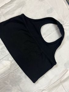 Black Halter Top