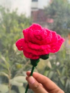 Handmade Crochet Rose