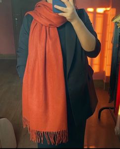 Stylish woollen Rust Shawl/stole