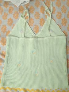 Embroidered Floral Cami Top