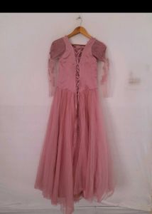Dusty Rose Corset Dress