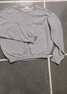ASETHETIC GREY SWEATSHIRT Oversized