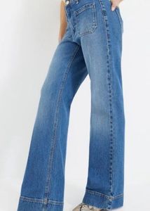Light Wash Wide Leg Jeans