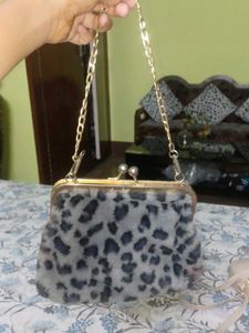 Leopard Print Clutch