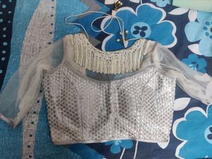 Ready made silver blouse