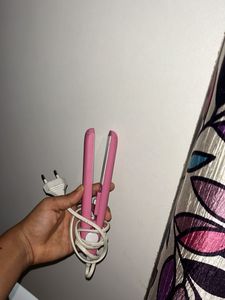 Pink Mini Hair Straightener