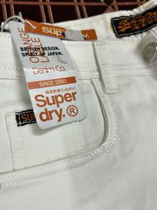 Superdry Vintage White Jeans