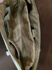 Ivory Patent Stylish Laptop /Tote Bag