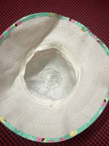 White Hat With Satin