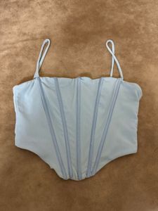 Blue Corset Top
