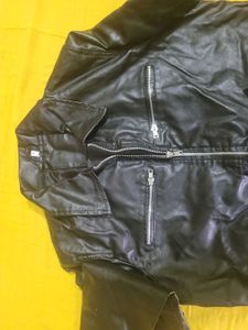 Vintage Black Leather Jacket