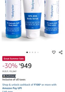 Sale!  Be Bodywise Strawberry Skin Pack