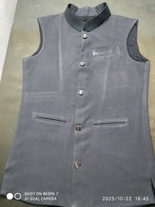 Stylish Navy Blue Nehru Vest