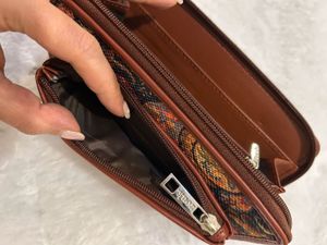 Zouk Paisley Print Wallet