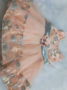 Prity Peach Dress