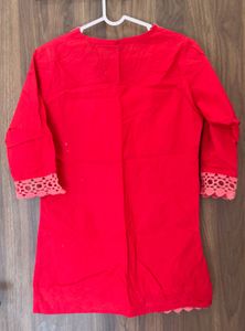 U&amp;F Red Kurti