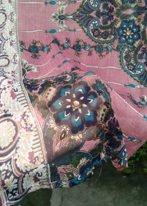 Elegant Pink Printed Kurta Set