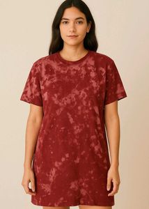 Maroon Tie-Dye T-Shirt