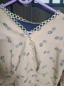 Nude colour Top for women