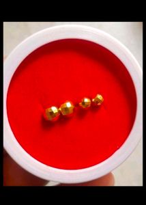 Two Pair Of Gold Earrings