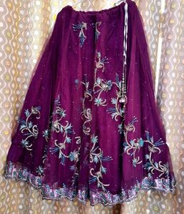 Royal Purple Lehnga| Wedding Season | Party Wear