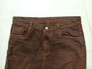baggy brown pants