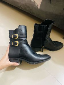 Zara Black Ankle Boots