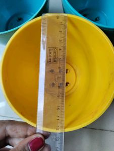 Plastic Pots 12×10 Cm (Set Of 3)