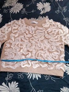 Floral Applique Sweater