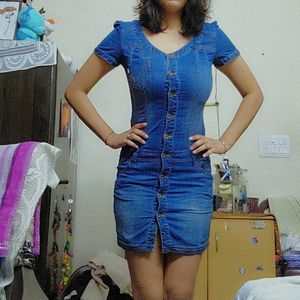 ONLY Denim Bodycon Dress